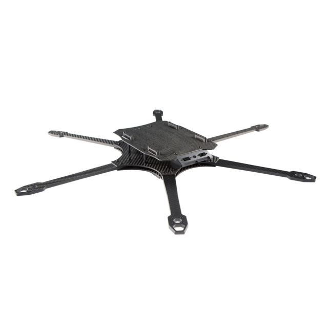 GX-V6 10inch Six Axis 6-Axle Carbon Fiber Frame Kit 550mm Wheelbase FPV Rack for RC Freestyle Long Range Drone Spare Parts