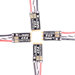 35A/45A LANRC BLHeli_S 2-6S Lipo ESC Built-in Programmable RGB LED D-Shot 150/300/600 ONESHOT125 for RC FPV Quadcopter