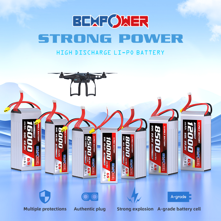 FPV Drone Battery 6500mAh 22.2V 50/100C 6S HV Lipo Battery Pack for FPV RC UAV & Car Fast Delivery Lipo Battery Pack