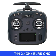 Jumper T14 2.4Ghz/915Mhz 1W ELRS Remote Control CNC Hall Sensor Gimbals Bi-directional Foldable Antenna OLED Display RC Aircraft