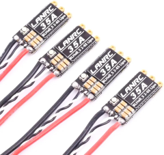 35A/45A LANRC BLHeli_S 2-6S Lipo ESC Built-in Programmable RGB LED D-Shot 150/300/600 ONESHOT125 for RC FPV Quadcopter