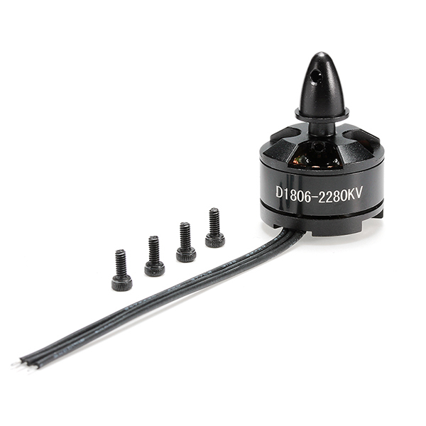 D1806 1806 2280KV 2-3S Banana Plug Brushless Motor Metal FPV RC Drone Quadcopter Aircraft for Multi-Rotor CW CCW