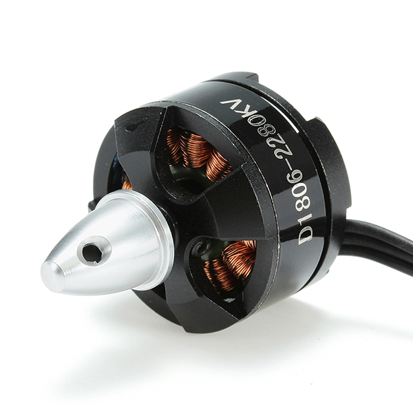 D1806 1806 2280KV 2-3S Banana Plug Brushless Motor Metal FPV RC Drone Quadcopter Aircraft for Multi-Rotor CW CCW