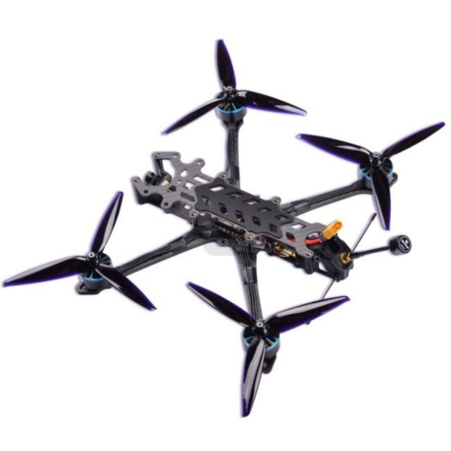 7-Inch Carbon Fiber FPV Racing Drone Frame with Camera Remote Control 5.8G 2.5W Transmission 3KG Payload Capacity 20KM 1080p FHD