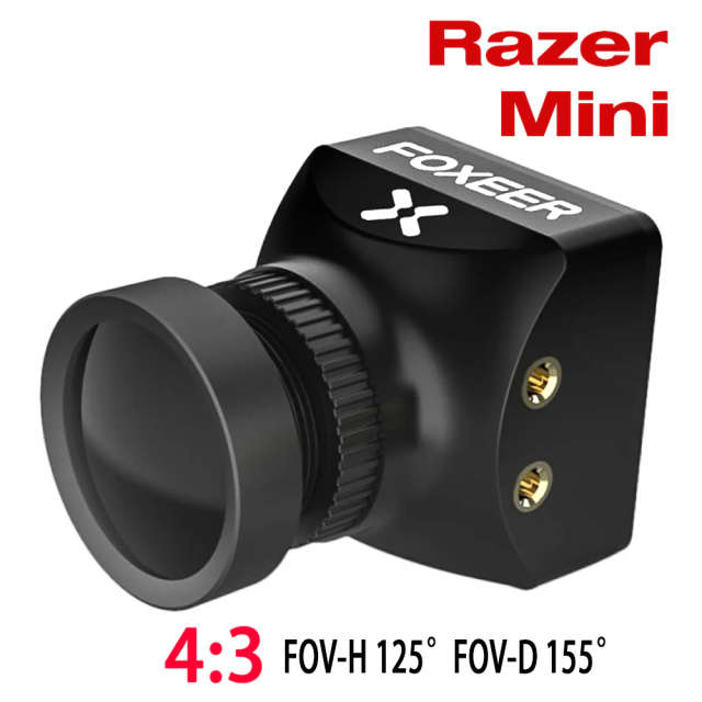Foxeer Razer Mini 1200TVL FPV Camera Low Latency Ultra Clear 1/3 CMOS 4.5-25V Wide Voltage
