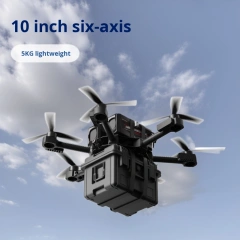 10-Inch FPV 6-Axis Commercial Drone 5kg Load Capacity 145Km/H Flight Speed 10Km Remote Control Distance for Aerial Photography