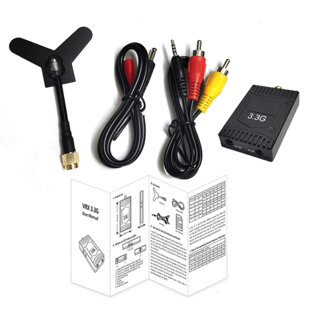 Wholesales 3.3G 4W VTX 3.3G VTX 3.3G VRX 16CH RTF Video Transmitter for FPV RC Racing Drone