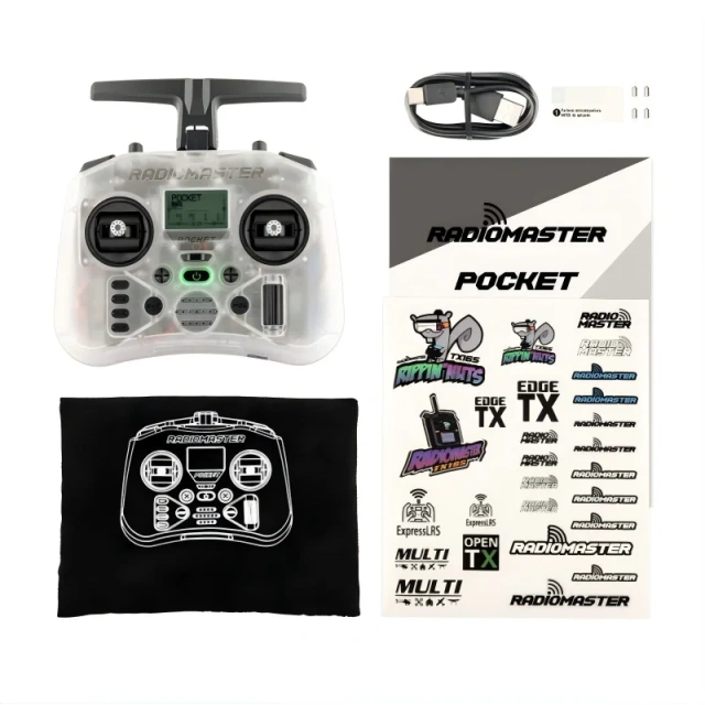 Radiomaster Pocket Remote Control FPV Traverse Aircraft Model Portable Personalized CC2500 ELRS Protocol