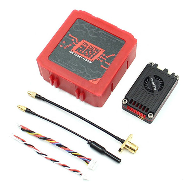 RUSHFPV MAX SOLO 5.8GHz 2.5W VTX Video Transmitter 48CH/37CH With Antenna For RC FPV Long Range Fixed-wing Drones