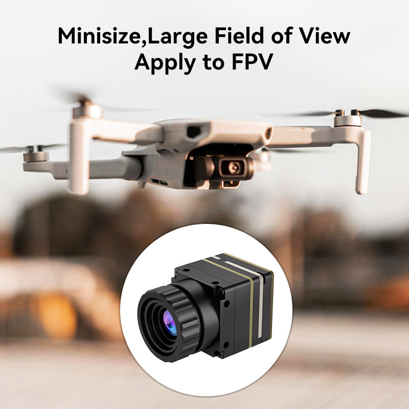 Infrared Thermal Imaging Camera Module 640*512/9.1mm Thermal Mainboard Lens for DIY FPV RC Drones/CAR Featuring CMOS CVBS Output