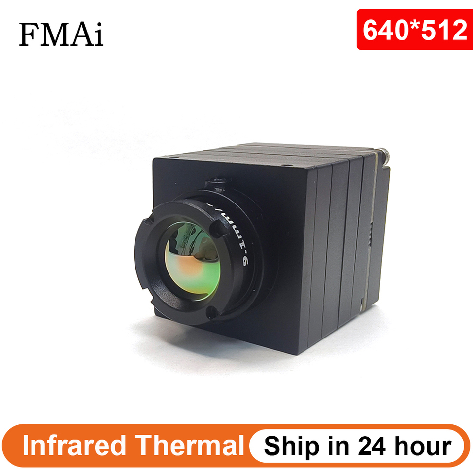 FMAi Night Vision Drone FPV Camera with 640x512 Infrared Thermal Imager 50Hz CVBS Metal 50Hz CVBS for UAV
