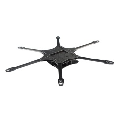 GX-V6-10 Inch V6 550mm Six Axis Carbon Fiber Rack Fiber Optic Long-range FPV Unmanned Aerial Vehicle Rack