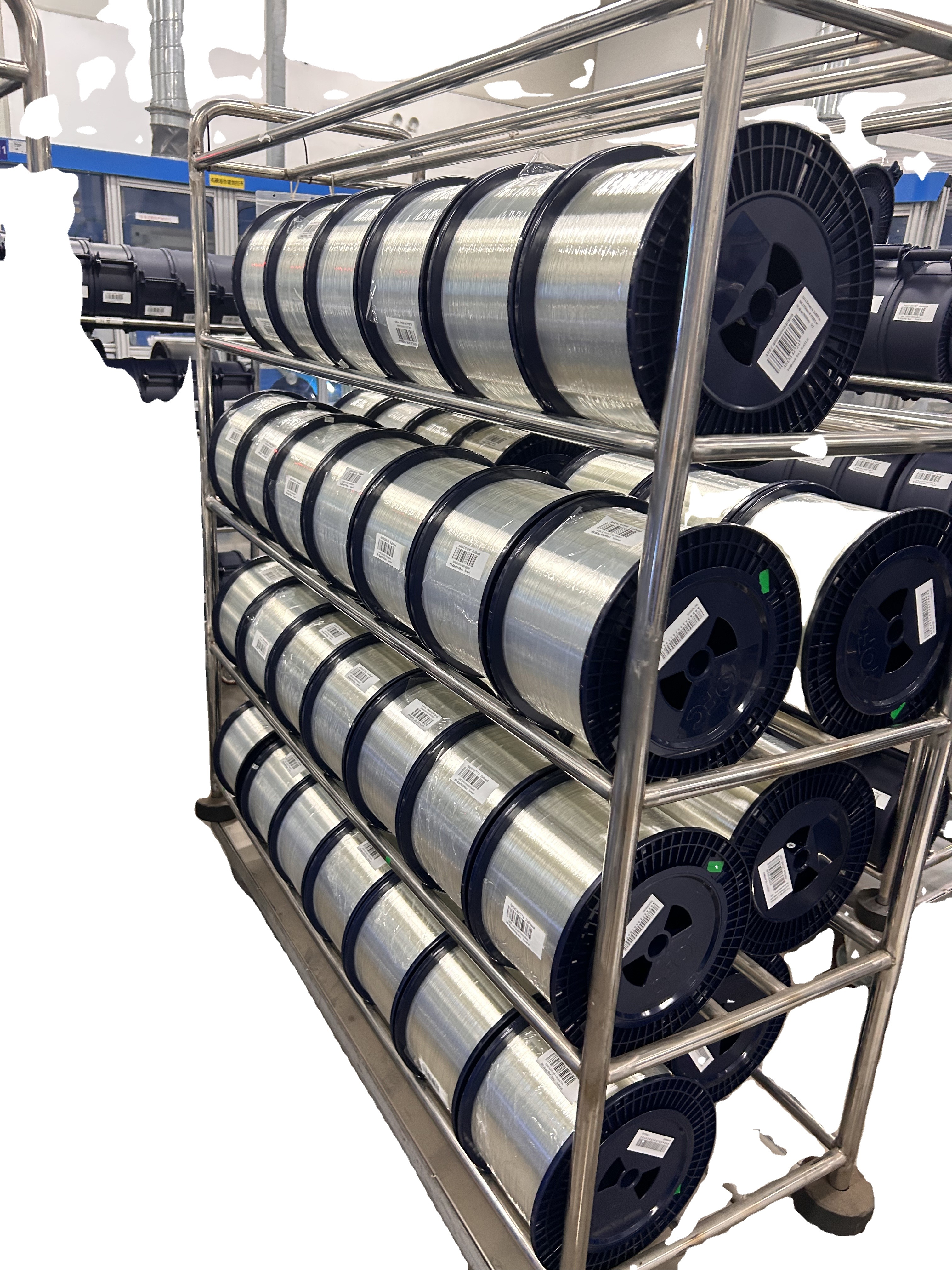 G657A2 Invisible Bare Fiber Optic Cable for FPV Drone AiSi Standard 50km Cutting Service for Long Distance Sky-to-Ground