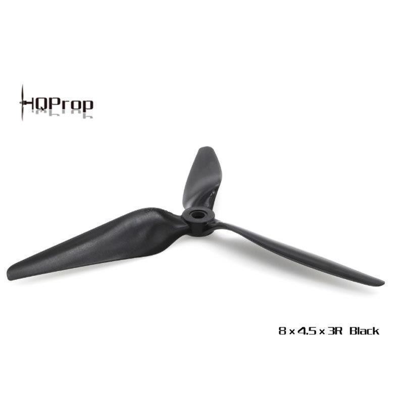 HQProp 8X4.5X3 -Glass Fiber Nylon 2 Pairs (2CW+2CCW)-Glass Fiber Nylon Propeller for RC MacroQuad Cinelifter FPV Drone