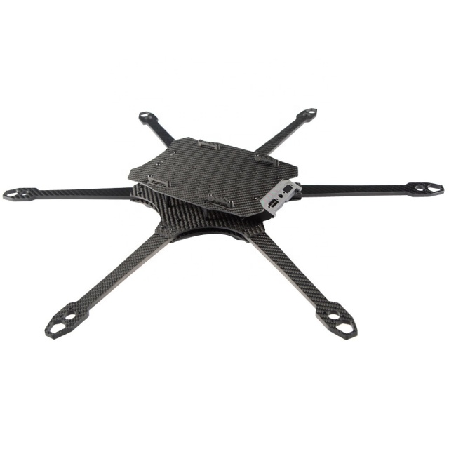 GX-V6-10 Inch V6 550mm Six Axis Carbon Fiber Rack Fiber Optic Long-range FPV Unmanned Aerial Vehicle Rack