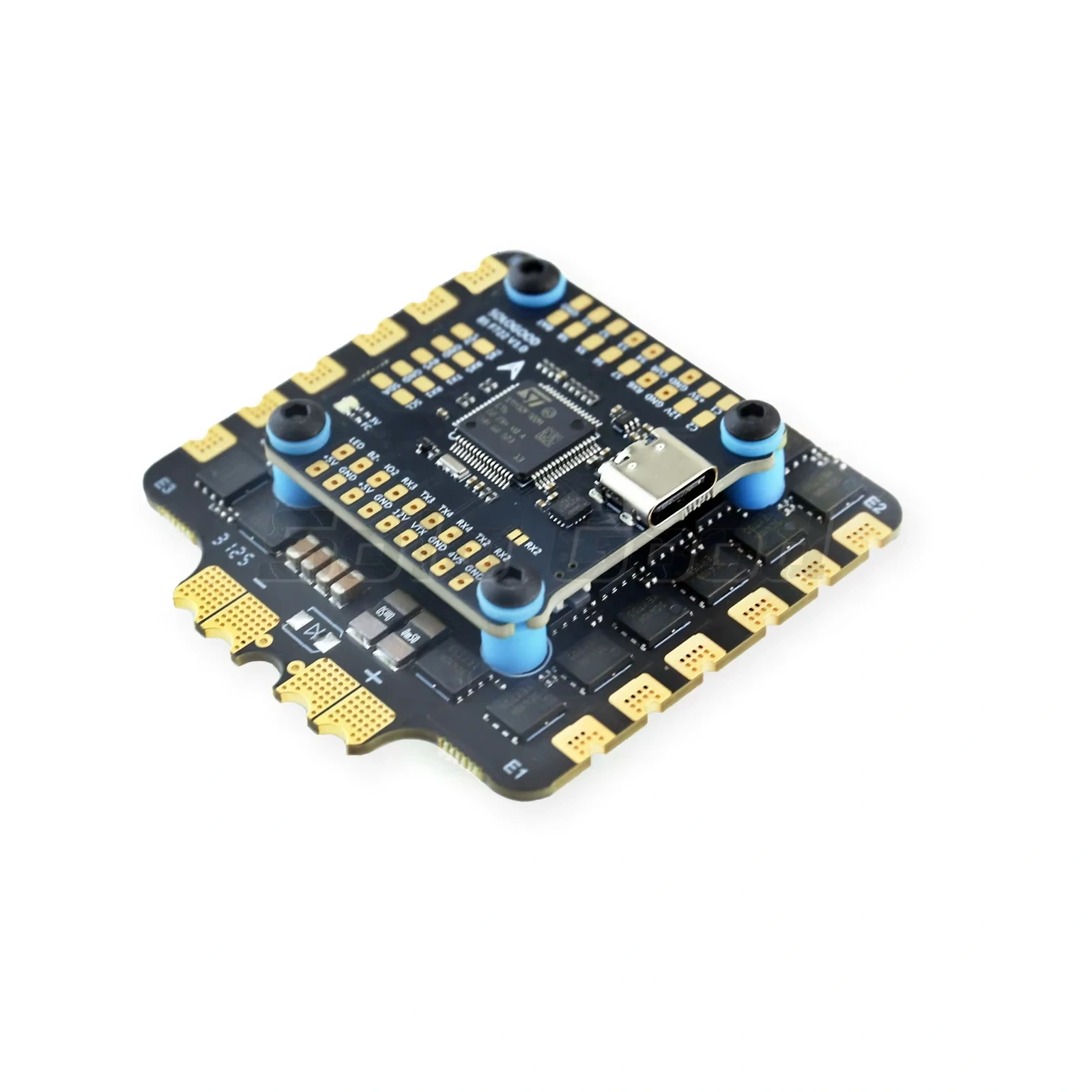 SoloGood 8S F722 100A Stack ICM42688P F722 Flight Controller 100A 4in1 ESC 30.5X30.5mm 3-8S Support 2 Cameras for FPV Drones