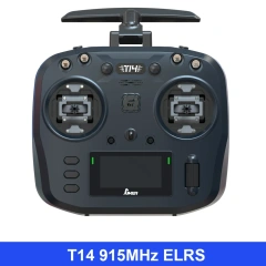 Jumper T14 2.4Ghz/915Mhz 1W ELRS Remote Control CNC Hall Sensor Gimbals Bi-directional Foldable Antenna OLED Display RC Aircraft