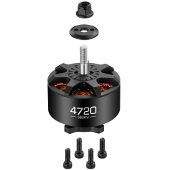 Hobbywing FPV Brushless Motor 4720 360KV UAV Multi-Rotor 8S High Pull 8.7kg Max Traversing Machine FPV Drone Motor