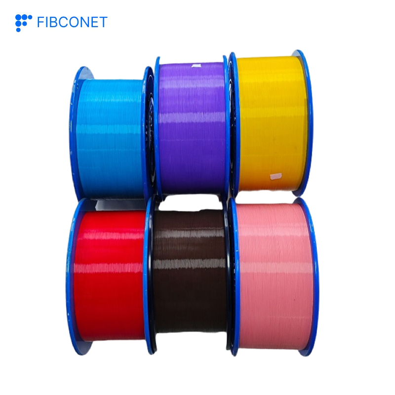 In Stock G652D G657A1 G657A2 50KM Spool Single-mode Fiber 0.2mm 0.25mm 0.27mm FPV Drones Bare Fiber Optic Cable