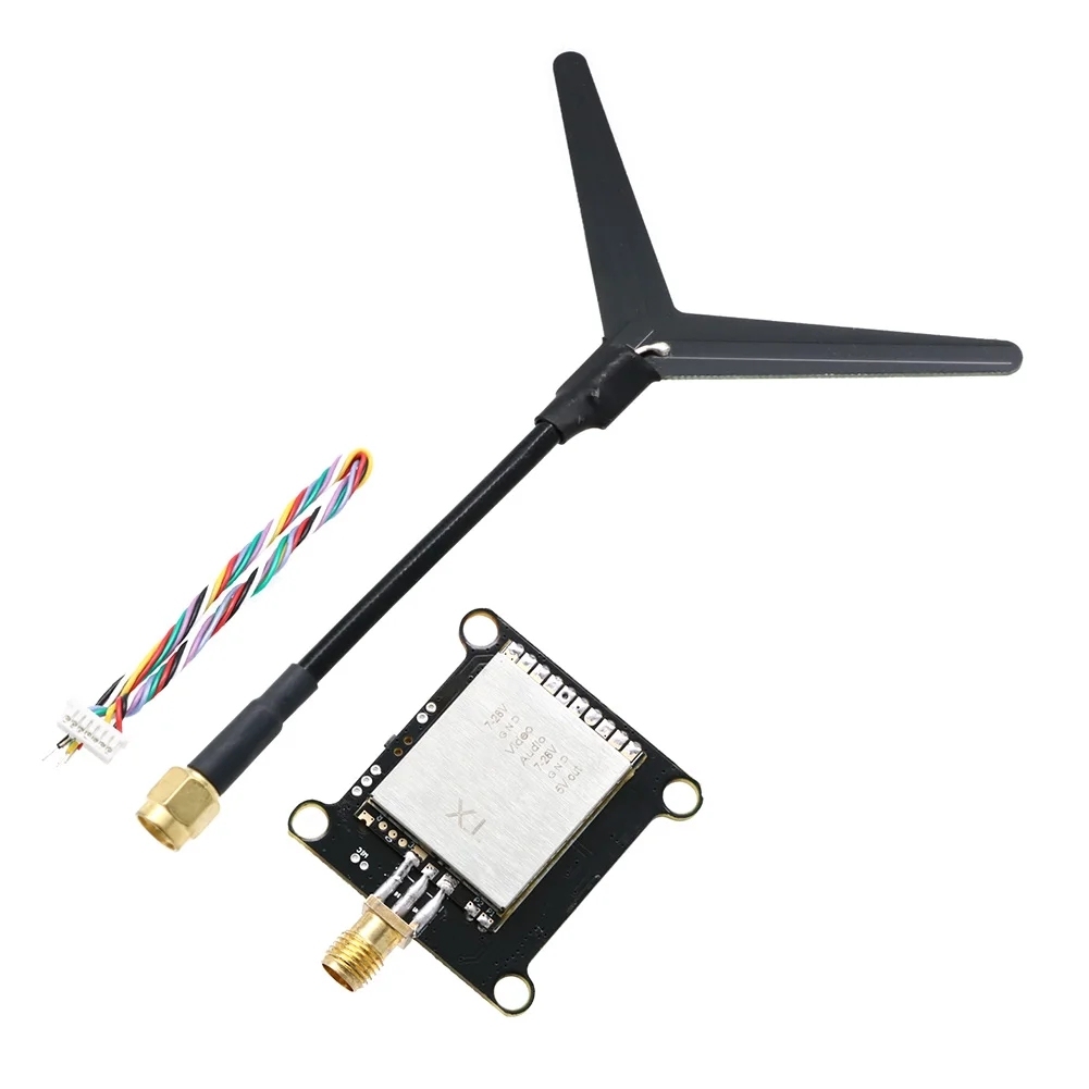 1.2GHz 1W 1.6W 2W 25mW/2000mW VTX Switchable Video Transmitter Module W/ 1.2G 8Ch VRX for FPV Long Range Racing Drone