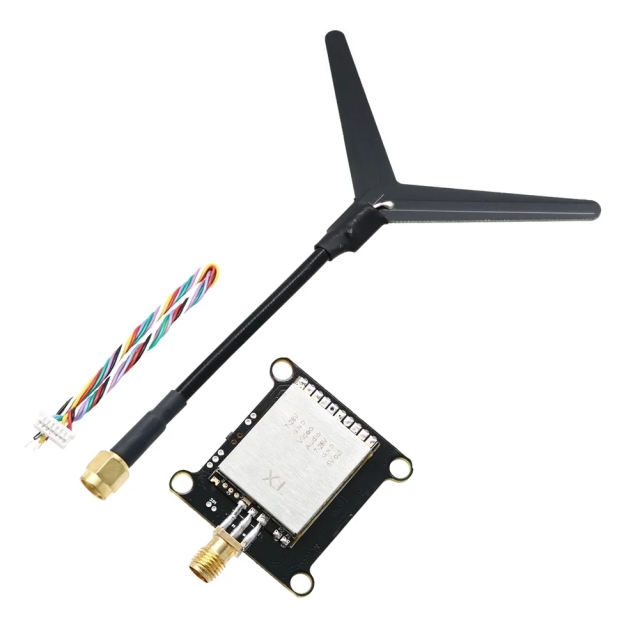 1.2GHz 1W 1.6W 2W 25mW/2000mW VTX Switchable Video Transmitter Module W/ 1.2G 8Ch VRX for FPV Long Range Racing Drone