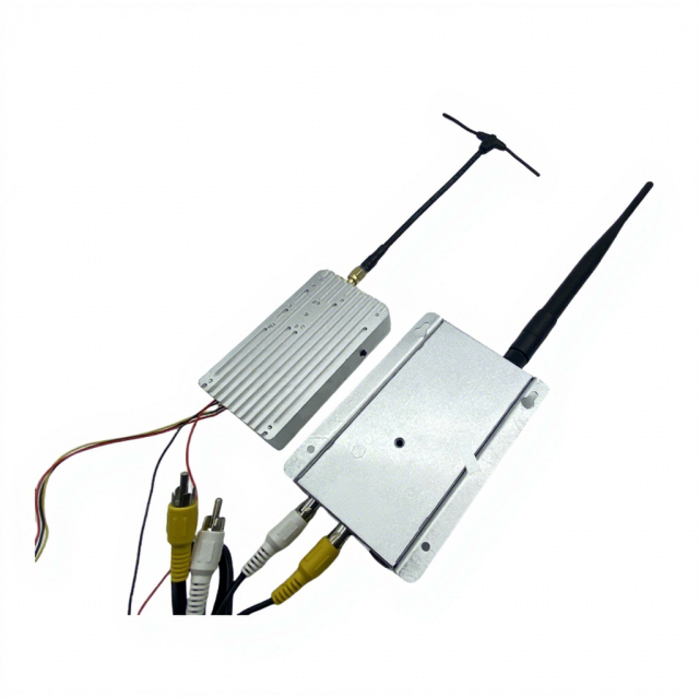 Kimpok 1.5G 5W FPV VTX VRX Video Transmitter Receiver, 1505M-1680M Long-Range Signal Transmission Parts for Drone FPV Flight