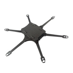 GX-V6-10 Inch V6 550mm Six Axis Carbon Fiber Rack Fiber Optic Long-range FPV Unmanned Aerial Vehicle Rack