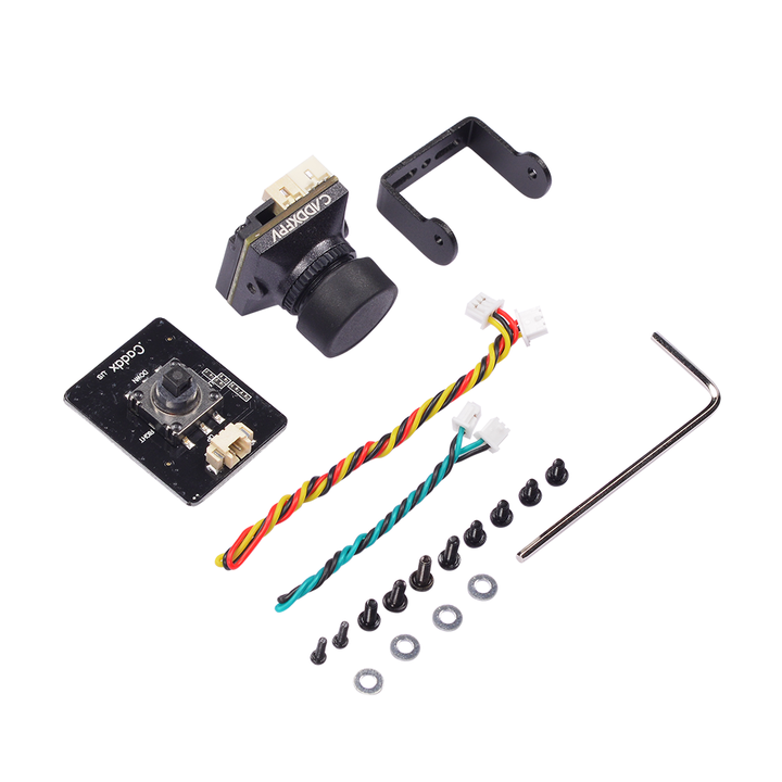 Caddx Ratel 2 1200TVL FPV Camera 1/1.8'' Starlight HDR 1080p Resolution Low Latency for RC Racing Drone Quadcopter Accessories