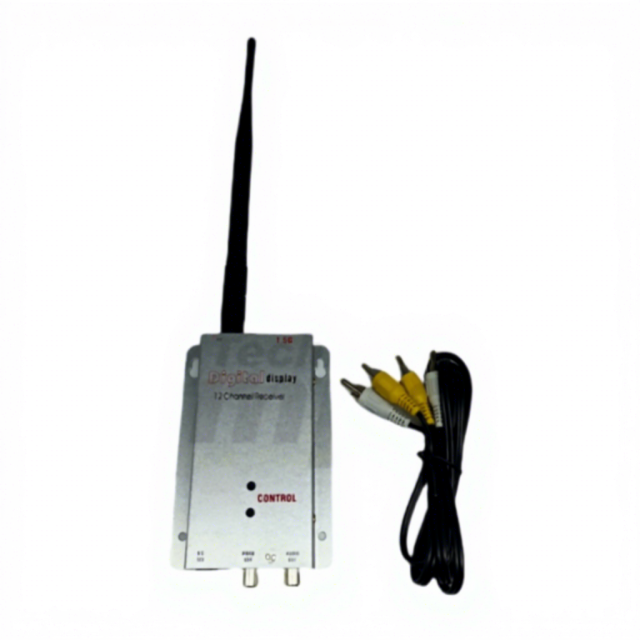 Kimpok 1.5G 5W FPV VTX VRX Video Transmitter Receiver, 1505M-1680M Long-Range Signal Transmission Parts for Drone FPV Flight