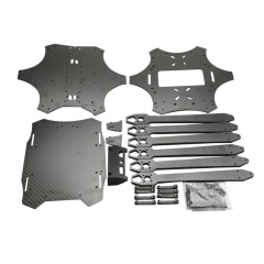 GX-V6 10inch Six Axis 6-Axle Carbon Fiber Frame Kit 550mm Wheelbase FPV Rack for RC Freestyle Long Range Drone Spare Parts