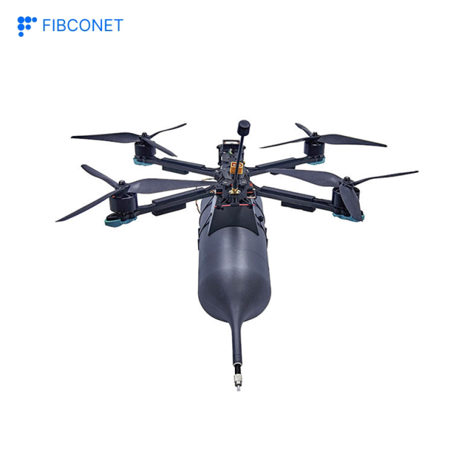 0.23mm FC Connector 180km/h Bare Single Mode Optical Fiber 1-60km FPV Drone Inner Winding Fiber Reel