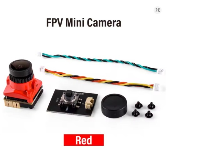 1800TVL 5MP FPV Camera with 2.1mm 1/8 Inch Starlight Sensor Metal DIY Racing Drone Parts Internal RC OSD NTSC/PAL 5V-40V