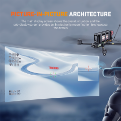 FPV AI VisionCube Kit Racing FPV Locking Tracking AI Camera Drone Thermal Dual Cameras Target Recognition Tracking for FPV Drone