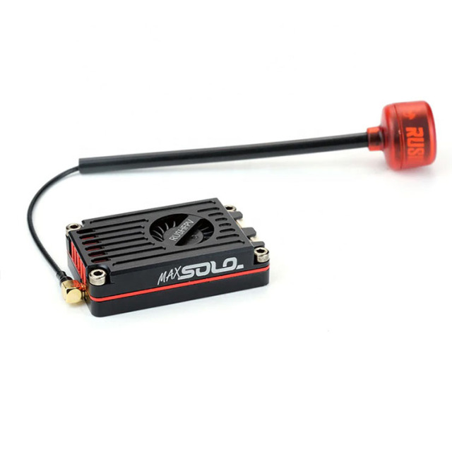 RUSHFPV MAX SOLO 5.8GHz 2.5W VTX Video Transmitter 48CH/37CH With Antenna For RC FPV Long Range Fixed-wing Drones