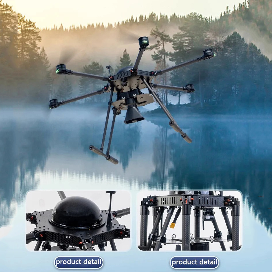 Professional Drone Six-axis With 4k Camera and Gps Long Range 10KM Payload Delivery UAV With 1080 HD FPV Drone