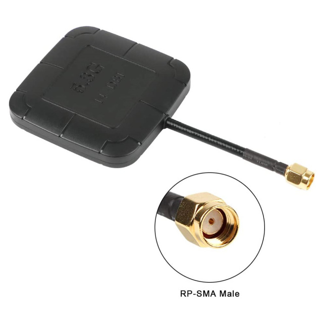 High-Gain 5.8G 14DBI FPV Receiver Spare Parts Flat Panel & Mushroom Antenna RP-SMA for FPV Drone & RC Quadcopter