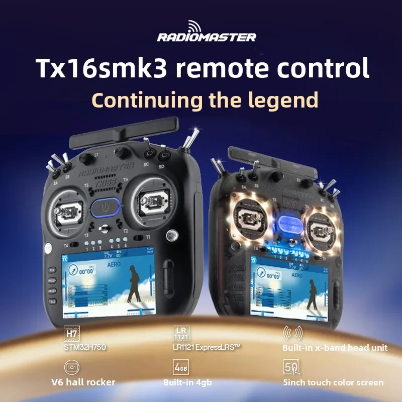 Radiomaster TX16S MK3 remote control ELRS open source system V6 Hall joystick drone remote control