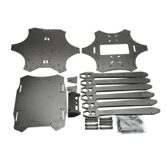 GX-V6-10 Inch V6 550mm Six Axis Carbon Fiber Rack Fiber Optic Long-range FPV Unmanned Aerial Vehicle Rack