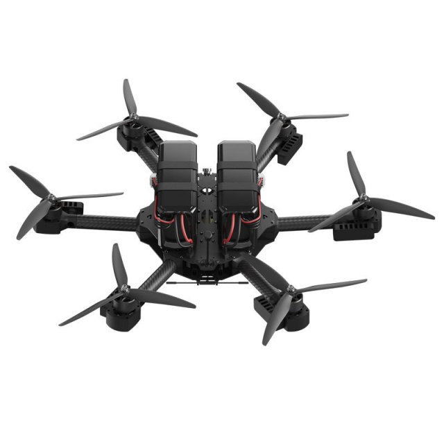 10-Inch FPV 6-Axis Commercial Drone 5kg Load Capacity 145Km/H Flight Speed 10Km Remote Control Distance for Aerial Photography