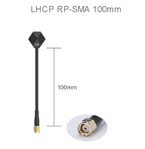 IFlight Albatross V2 SMA 5.8GHz 2.4dBi Antenna LHCP RP SMA / RHCP SMA 60MM/100MM/150MM for FPV Racing Drone Part