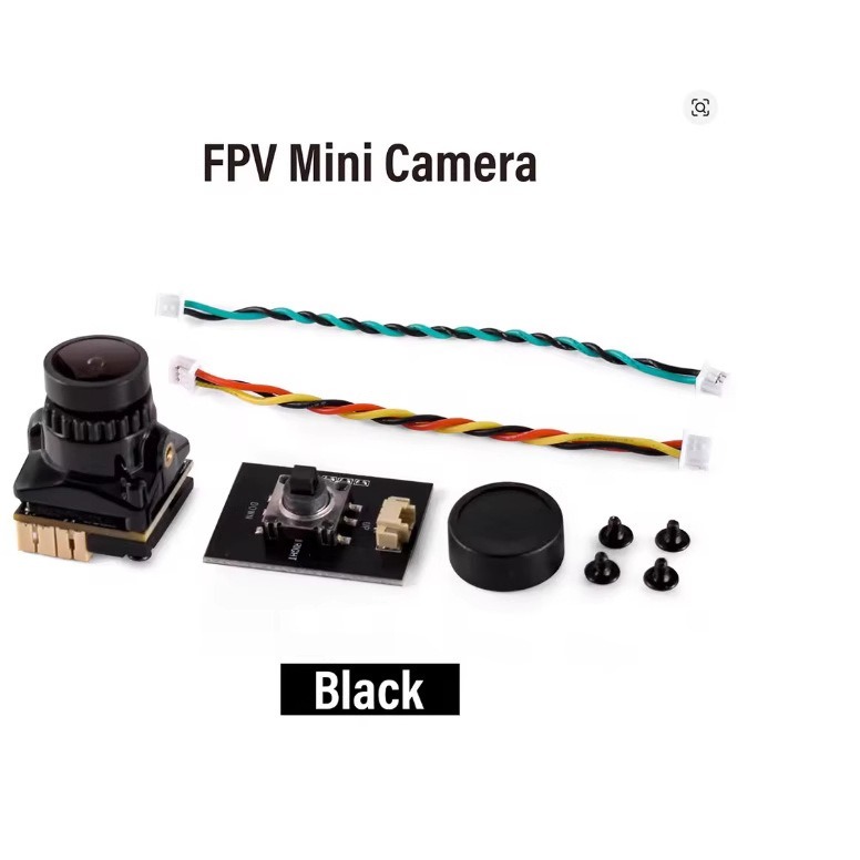 1800TVL 5MP FPV Camera with 2.1mm 1/8 Inch Starlight Sensor Metal DIY Racing Drone Parts Internal RC OSD NTSC/PAL 5V-40V