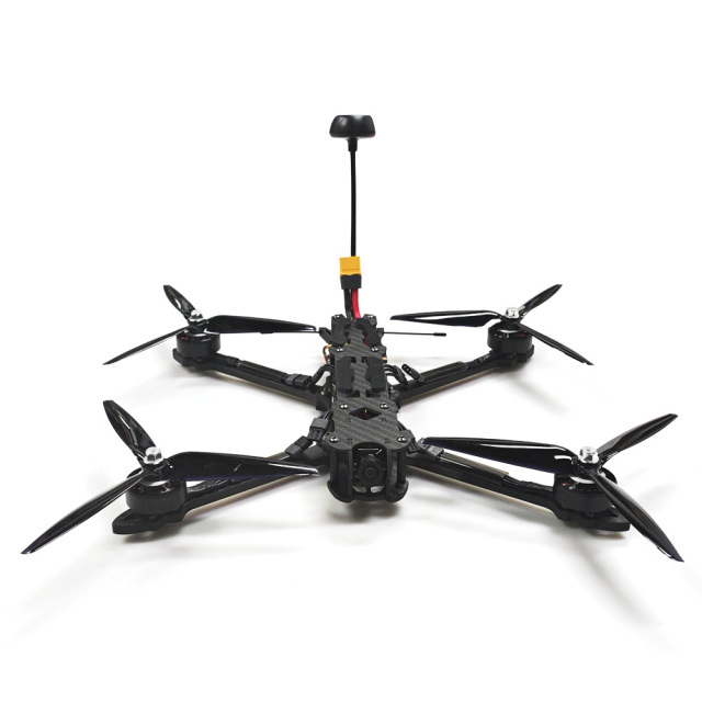 7-Inch Carbon Fiber FPV Racing Drone Frame with Camera Remote Control 5.8G 2.5W Transmission 3KG Payload Capacity 20KM 1080p FHD