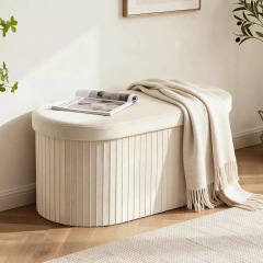 Ottoman Foldable Storage Bench,TIMES-HOME,Ottoman Foldable Storage Bench
