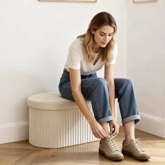 Ottoman Foldable Storage Bench,TIMES-HOME,Ottoman Foldable Storage Bench