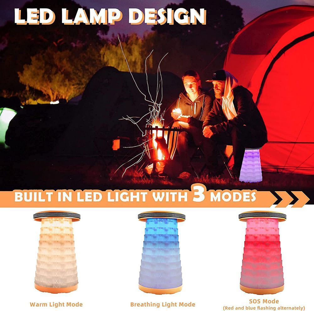 Lighting Foldable Stool,TIMES-HOME,Lighting Foldable Stool