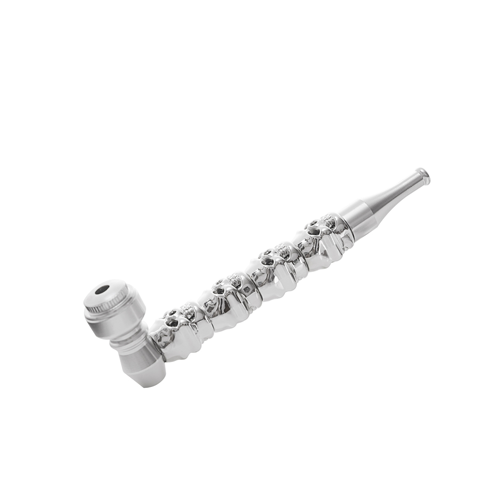 Skull Metal Pipe  Creative and Anique Aluminum Alloy Metal pipe