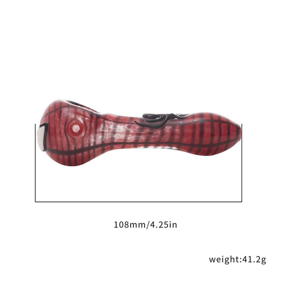 Fashionable Spider-Man Glass Spoon Pipe