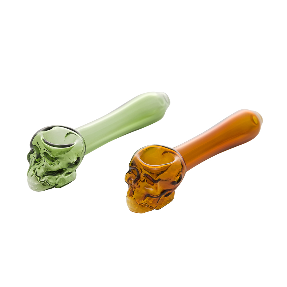 Skull Glass Pipe