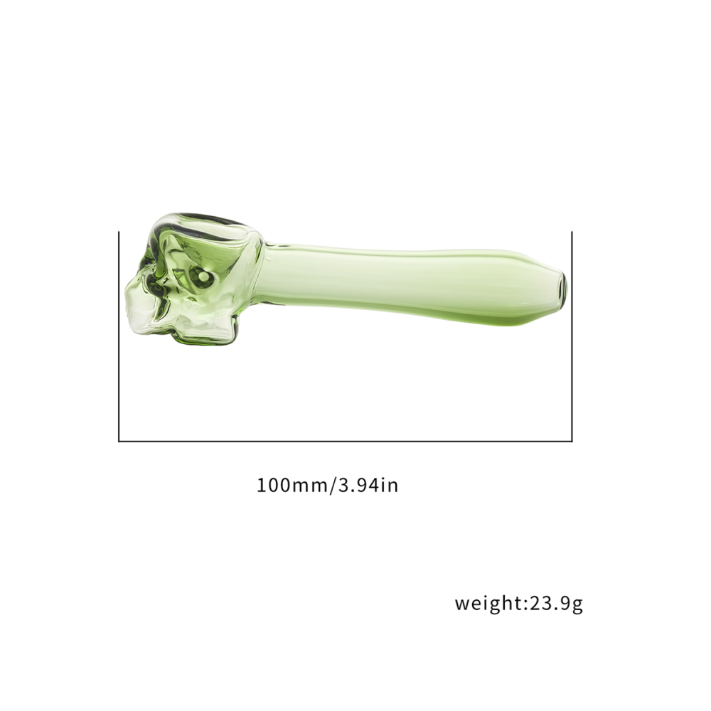 Skull Glass Pipe