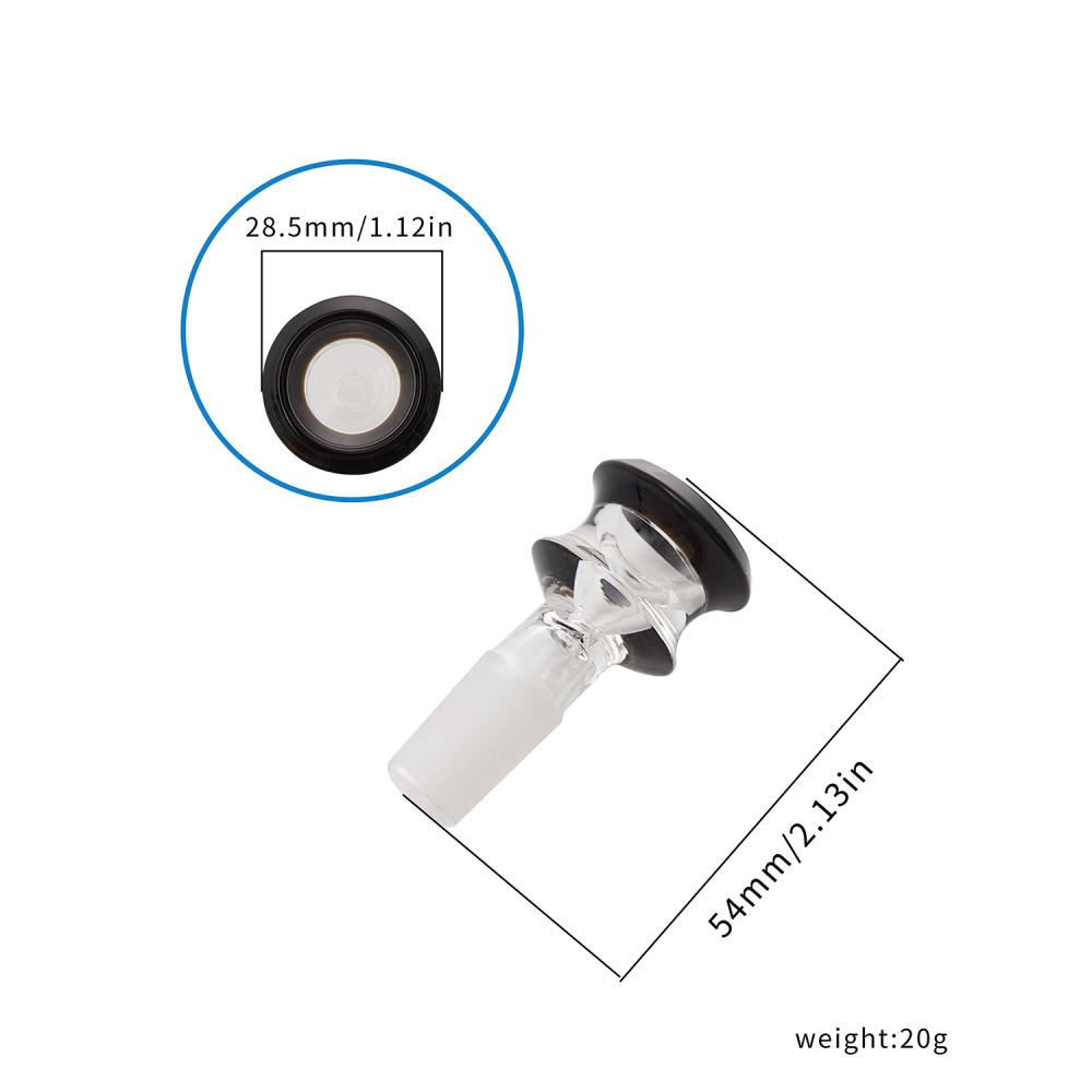 2PCS 14mm Glass Bowl